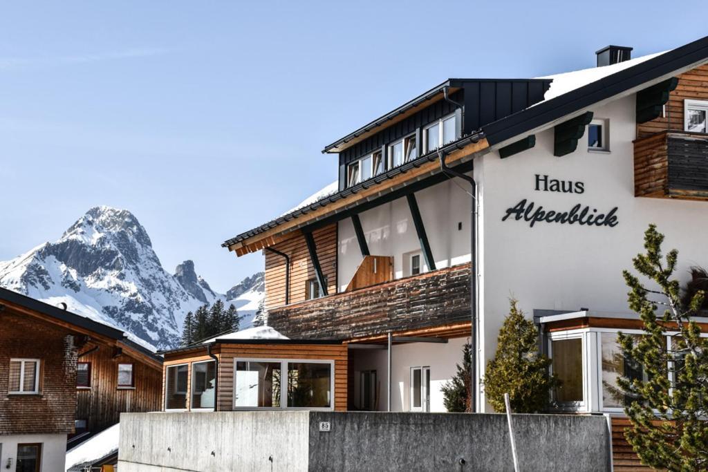 Haus Alpenblick Apartment Schröcken Exterior foto